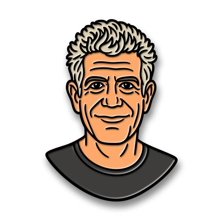 Anthony Bourdain Chef Pin per la vendita all'ingrosso da parte di Mover & Shaker