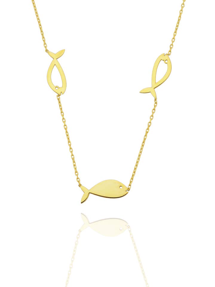 Fisk Halsband för wholesale av Minval Jewelry