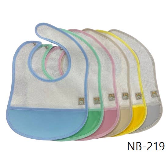 Noty Baby - Wholesale Bib - Baby - Pack of 6 Waterproof Bibs1