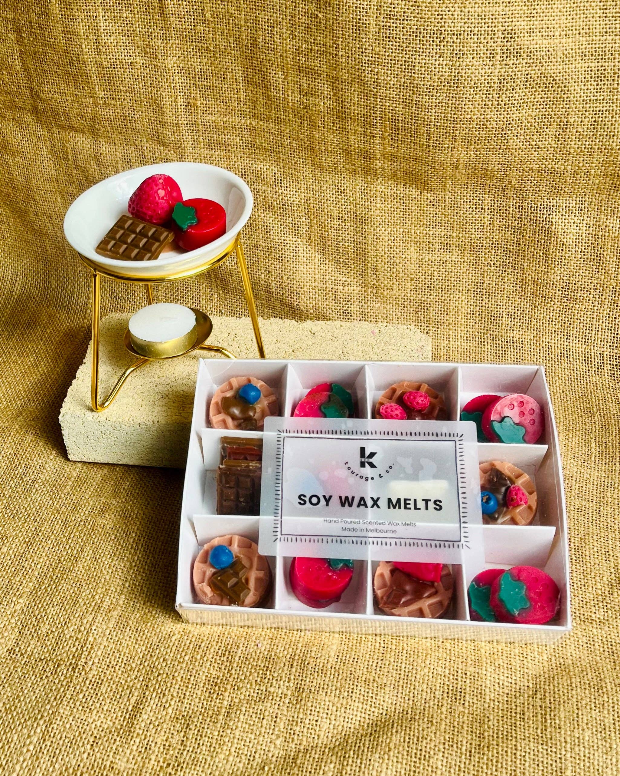 Kourage & co – wholesale Doftvax – Sweet Treats Vaxkakor – Vaniljkaramell0