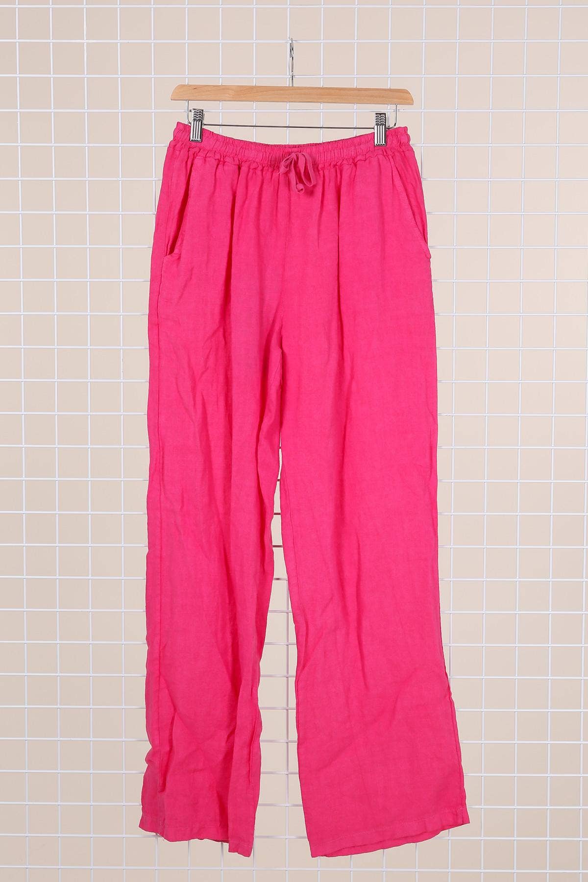 la maison des fibres naturelles - Wholesale Pants - Women's - Straight linen trousers 630132 100% linen16