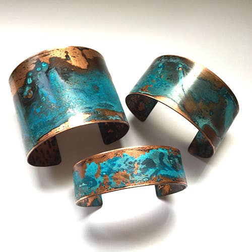 ssd jewelry - Wholesale Cuff Bracelet - Blue Verdigris Patina Cuff