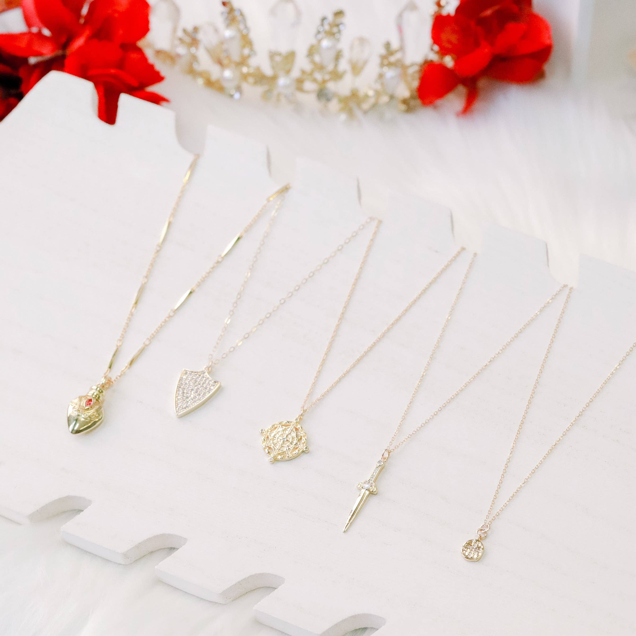 The Gilded Witch – wholesale Pendant/charm necklace – Gold Filled Athame Dagger Charm Necklace - Modern Witch5