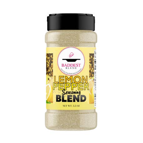 Lemon Pepper Seasoning Blend for wholesale by Baddest Blend