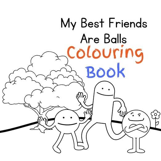 My Best Friends Are Balls: Colouring Book for wholesale by Jen Jenivive