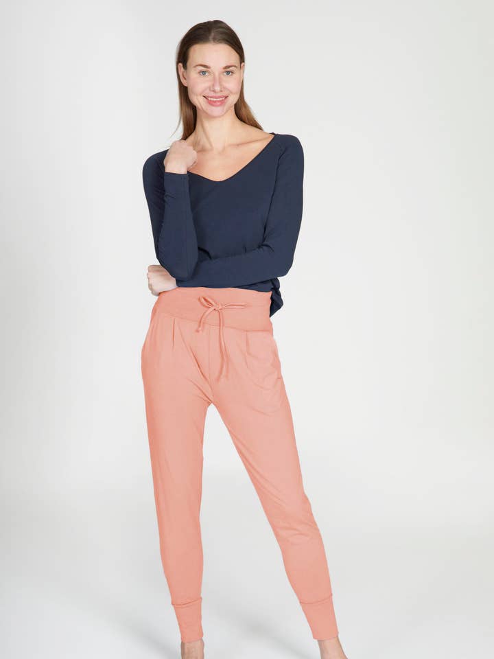 Pantalón acogedor rosa para venta al por mayor de Kismet Yogastyle