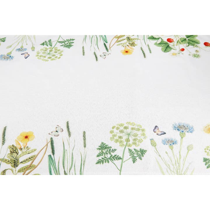 Runner da tavolo rettangolare Wild Flowers H.140 cm per la vendita all'ingrosso da parte di Gilde Handwerk Macrander GmbH & Co. KG