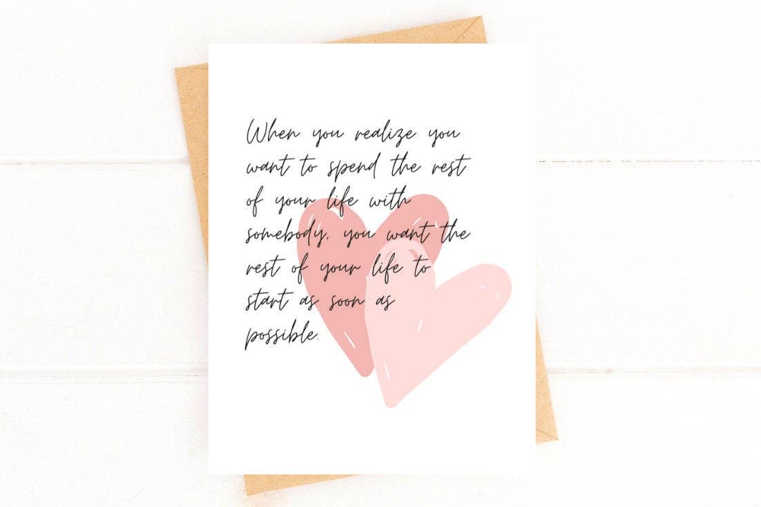 Five Dot Post - Wholesale Wedding Card - When Harry Met Sally Card Wedding Day Card1