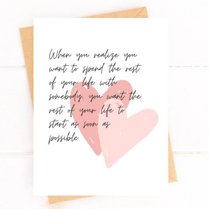 Five Dot Post - Wholesale Wedding Card - When Harry Met Sally Card Wedding Day Card1