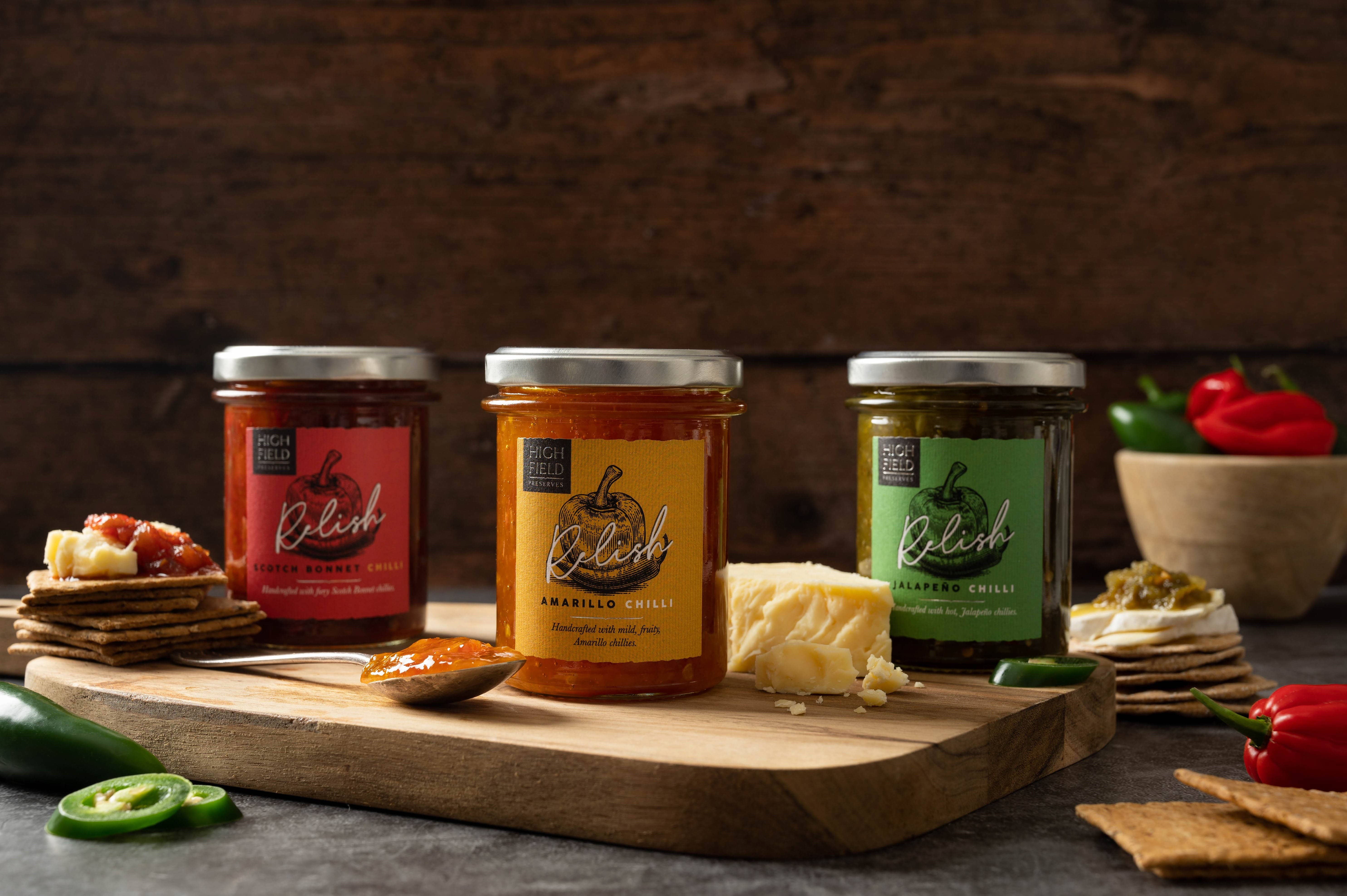 Highfield Preserves – wholesale Relish – Scotch Bonnet Chilli Relish 210g1