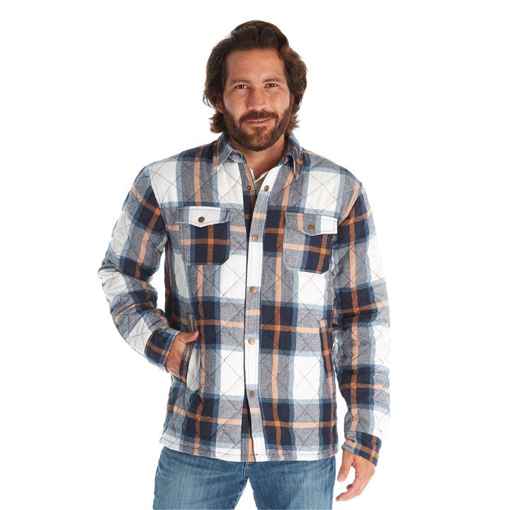 PX - Wholesale Jacket - Men's - Noel Quilted Flannel Jacket