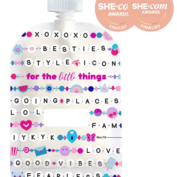 Sinchies 150ml Reusable Food Pouches - BFFs for wholesale by Sinchies