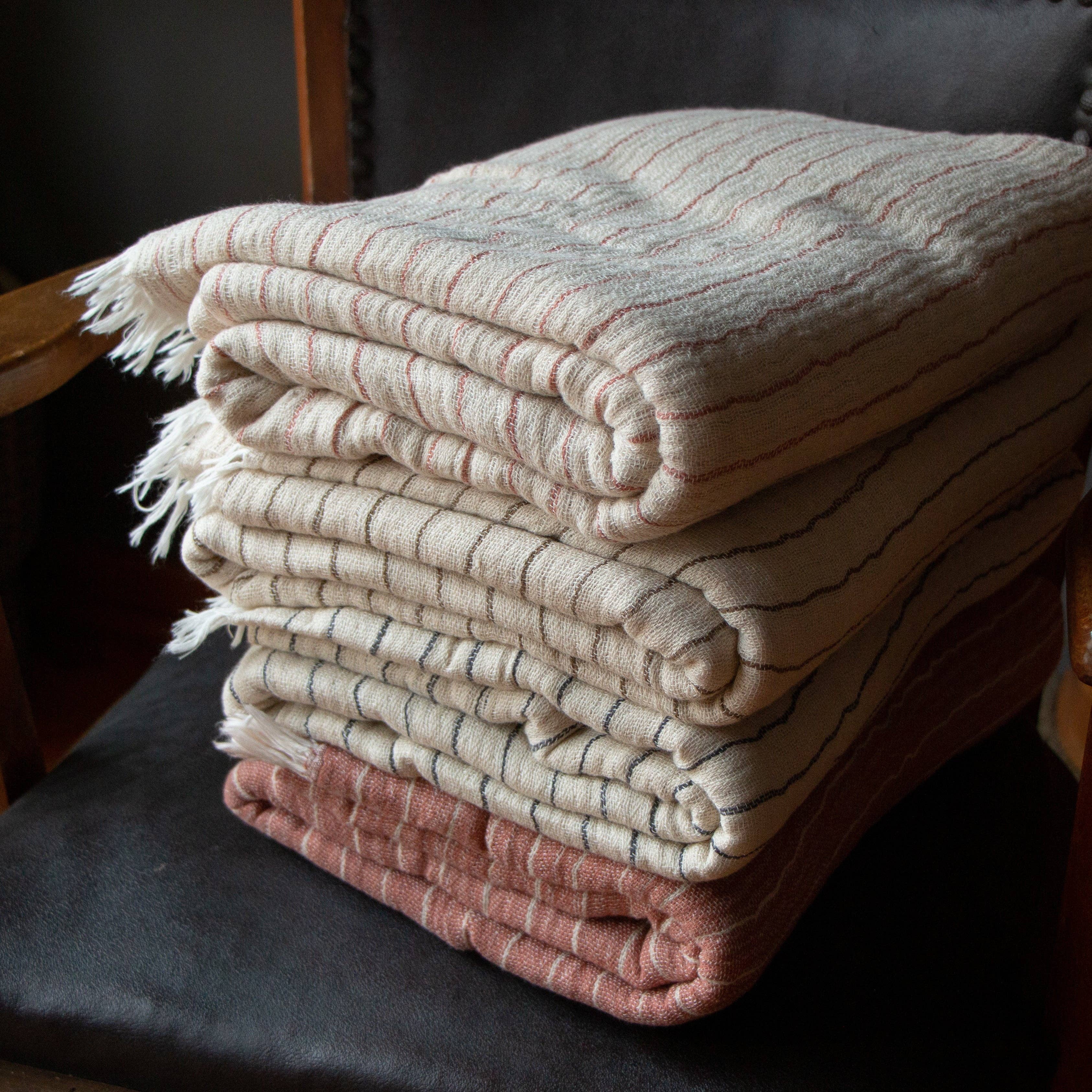 Primitive - Vente Plaids - Plaid à carreaux en coton Emir W011