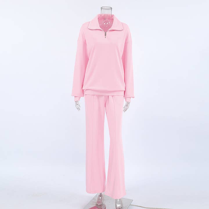 Marayn – wholesale Lounge set – Women's – European Autumn HighWaist Sweatshirt Pants Set1