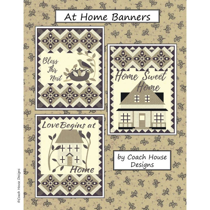 Coach House Designs - Wholesale Craft Sewing Kit - At Home Banners Wholesale Quilt Pattern