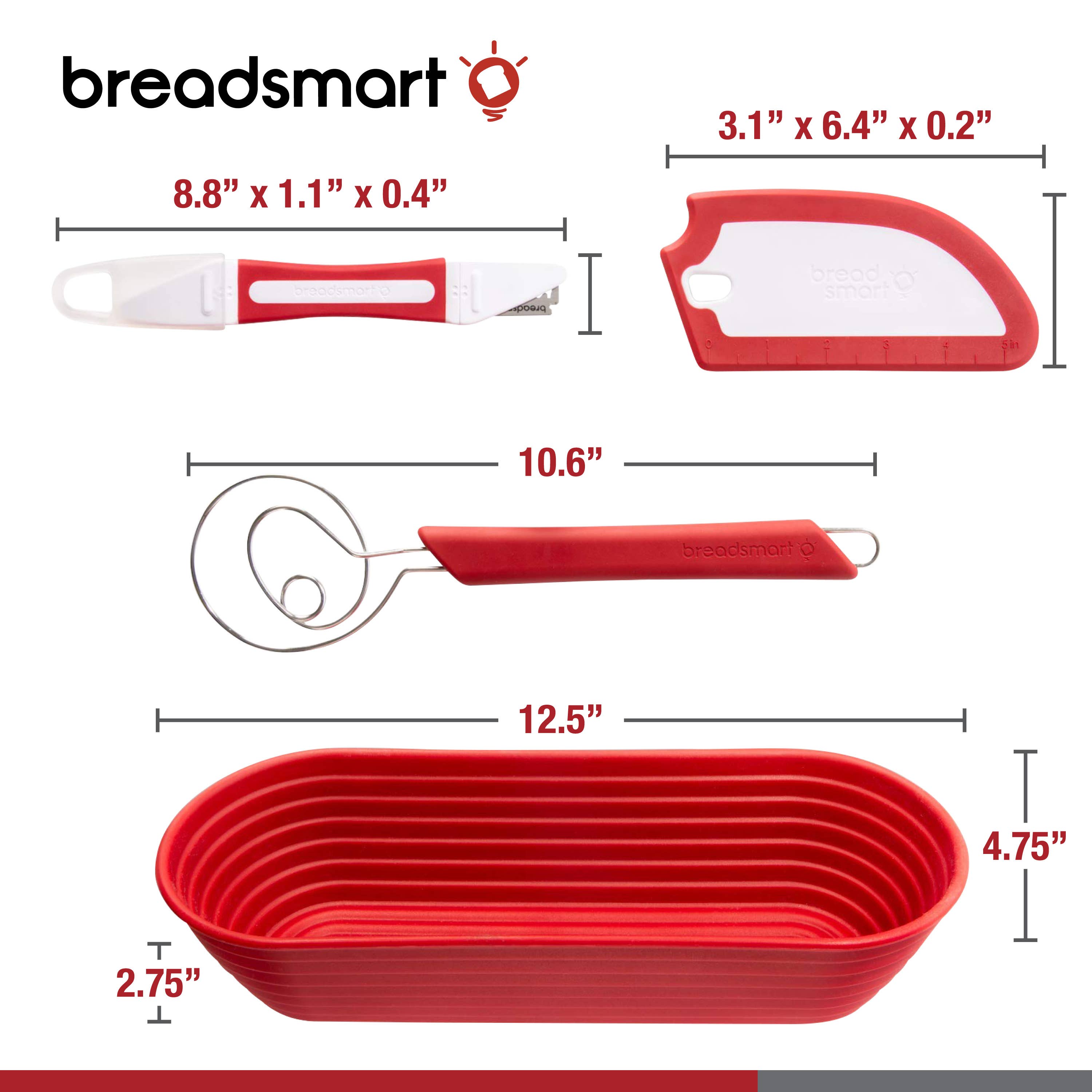 Breadsmart - Wholesale Kitchen Tool/Gadget - Breadsmart 5pc Bread Making Kit5