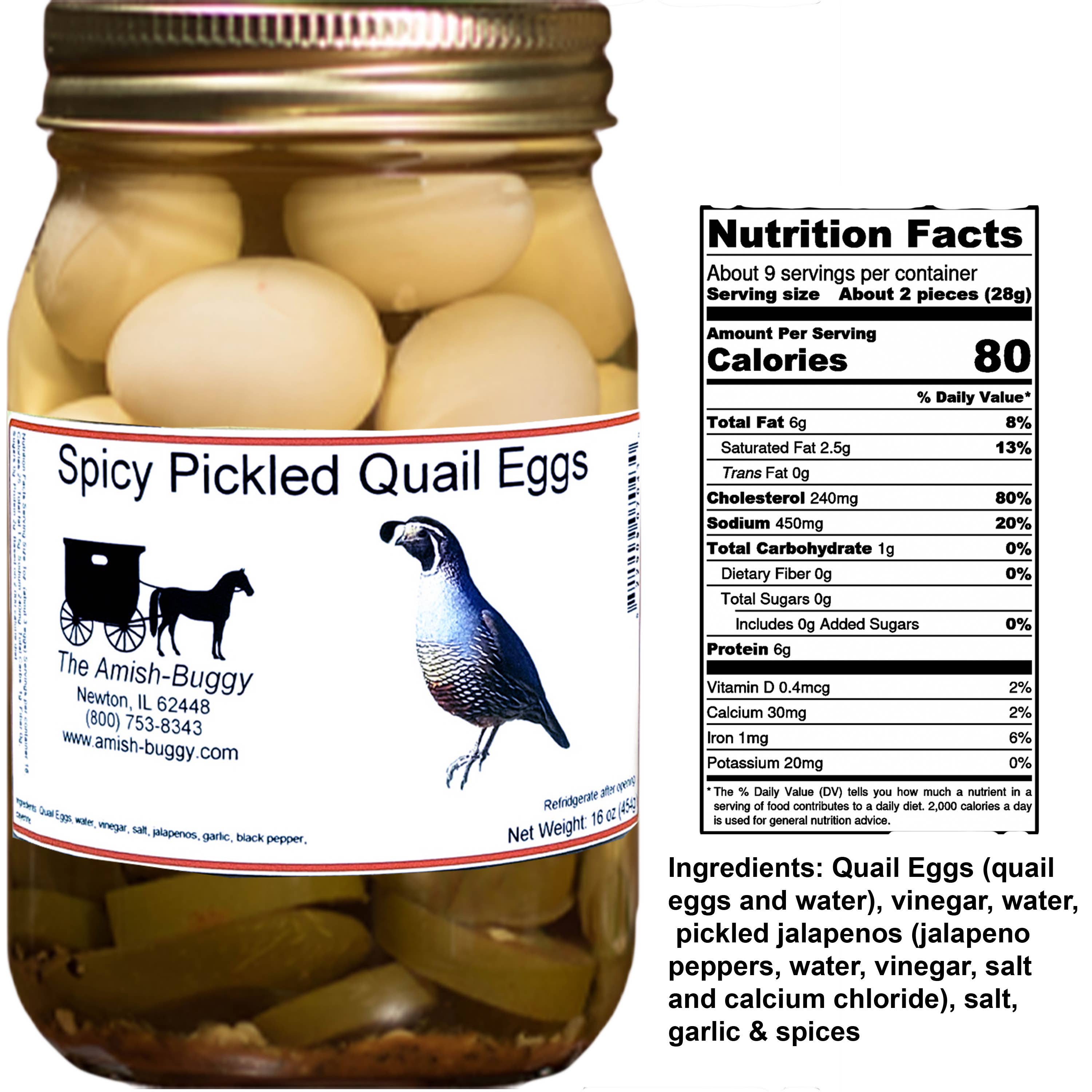 Arndt's Fudgery LLC - Wholesale Pickled Vegetables - Amish Pickled Vegetables & Eggs 16 oz. Jar38
