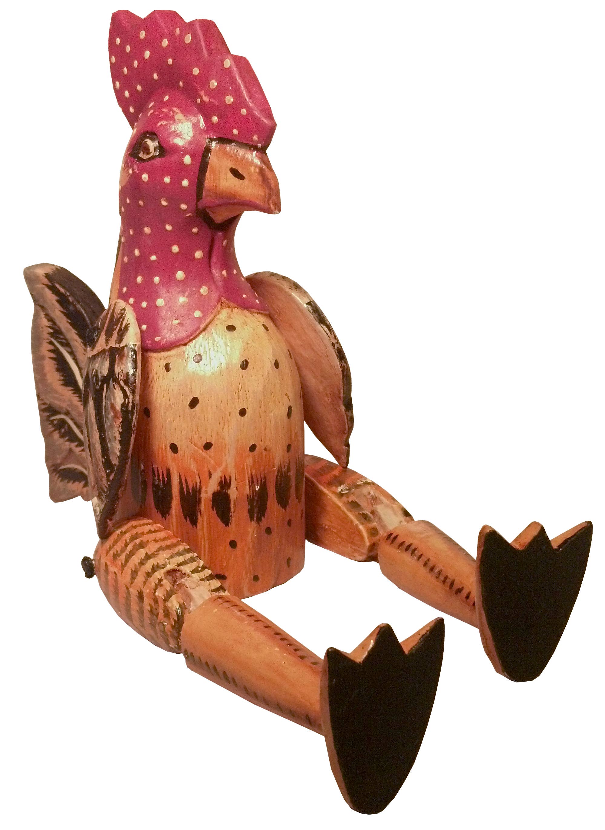 Cohasset Gifts - Wholesale Puppet - Kids & Baby - 9" Wood Bingo Mini Rooster Puppet0