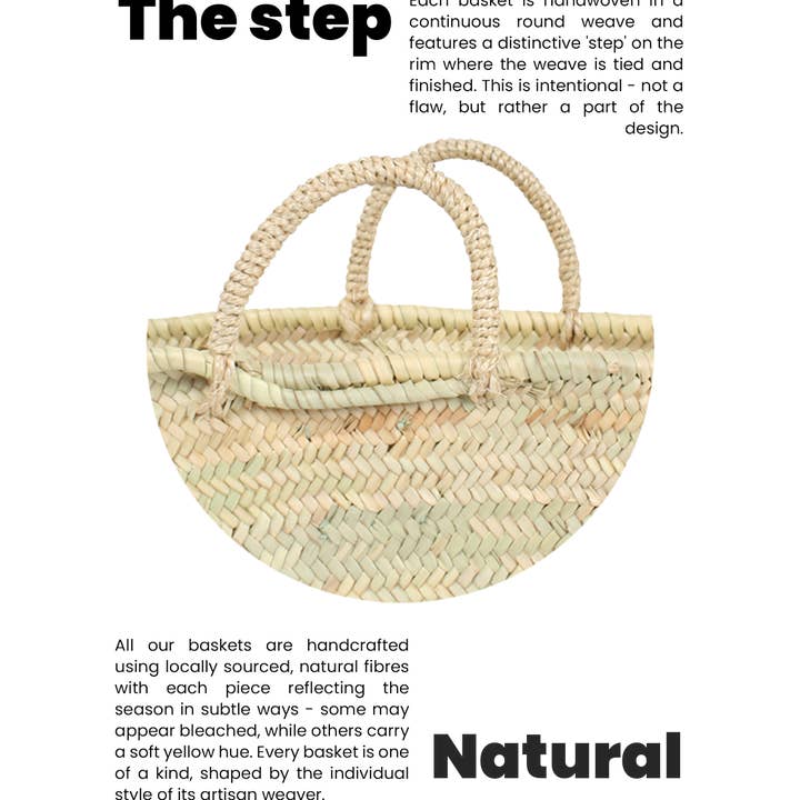 Bohemia Design – wholesale Basket – Hand Embroidered Market Basket, Wild Strawberry