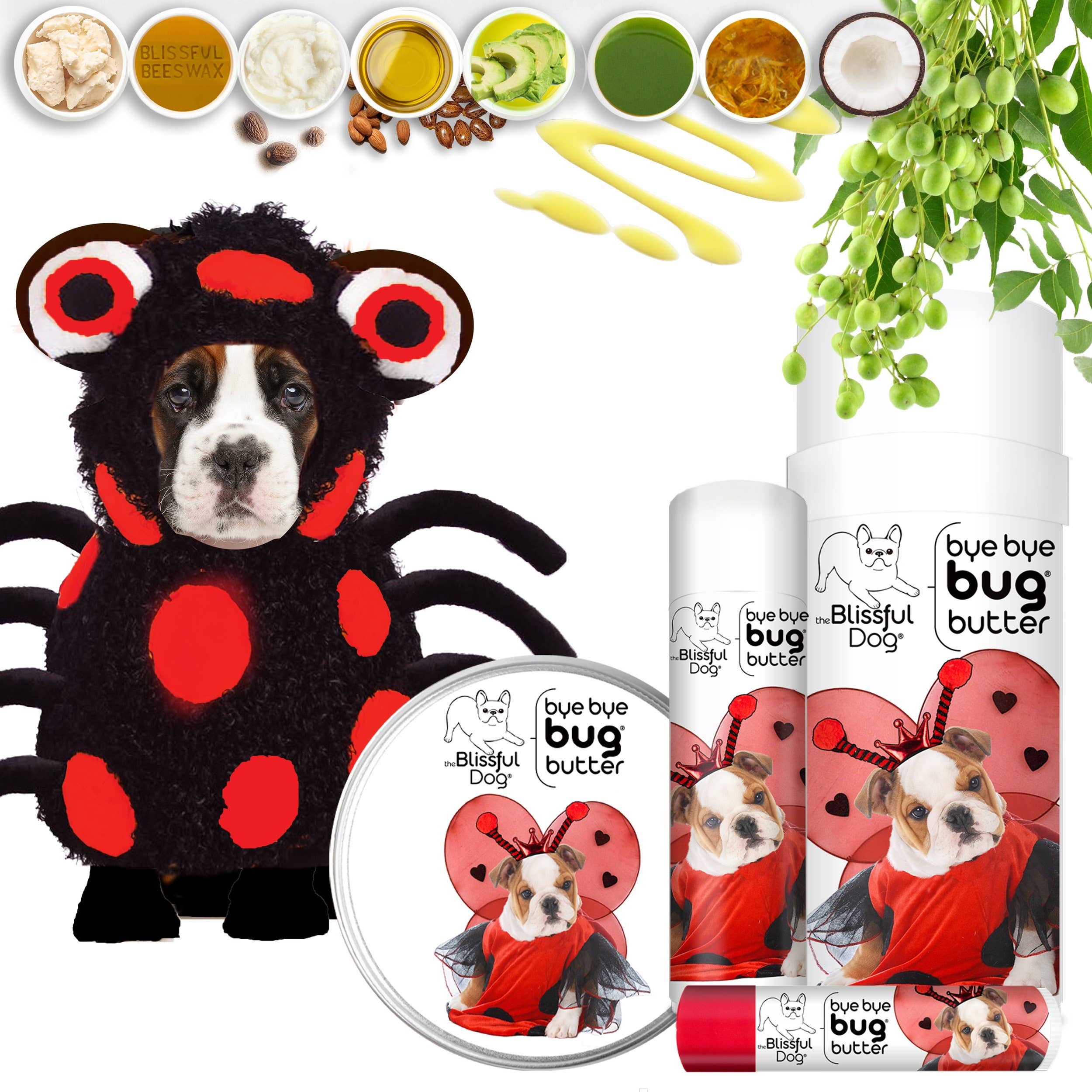 The Blissful Dog - Wholesale Pet Spray - Dog - Bye Bye Bug Butter Natural Insect Repellant5