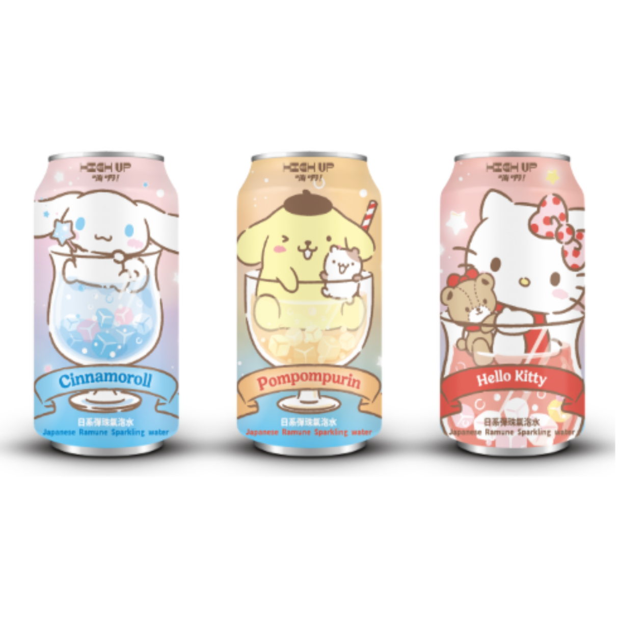 I Got Your Candy - Wholesale Sparkling Water - High Up Sanrio & Friends Sparkling Water – Original 330ml - 24ct0