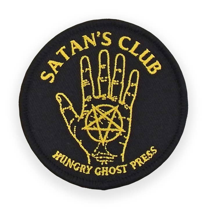 ÉCUSSON SATAN'S CLUB pour la vente par Hungry Ghost Press