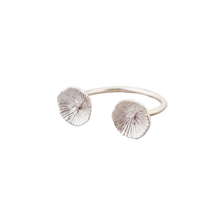 Bague double fleur des mers for engroshandel hos Anaïs BEARD