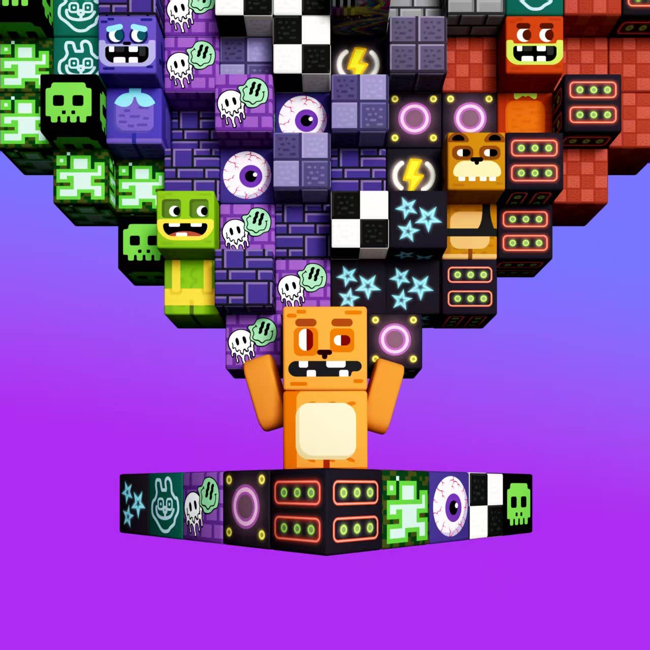 GobiDex - Wholesale Building Set - Kids - 2cm-200PCS  Midnight Madness Magnetic Building Blocks7