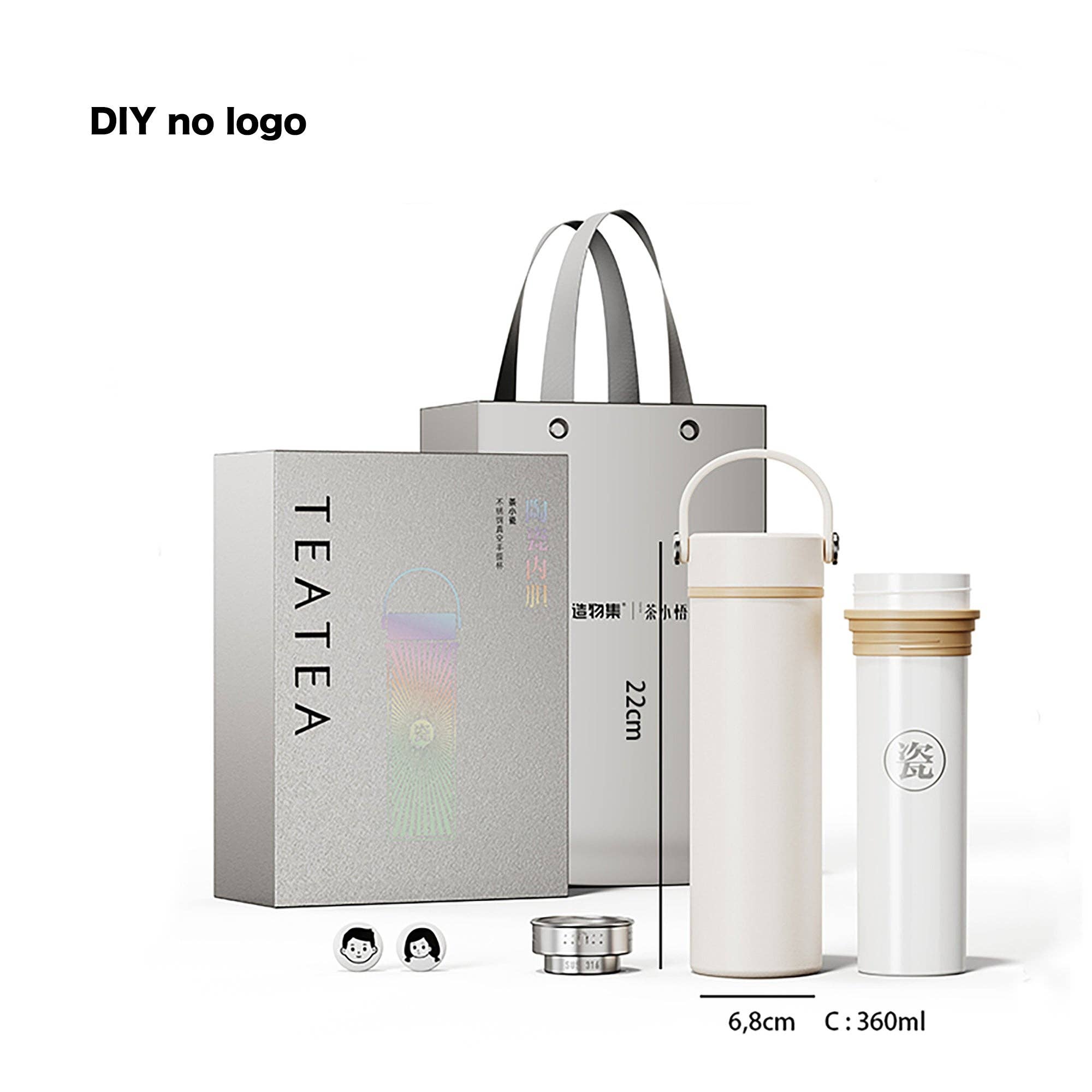 MinoCraft - Wholesale Geïsoleerd drinkgerei - Geïsoleerde fles met keramische binnenlaag0