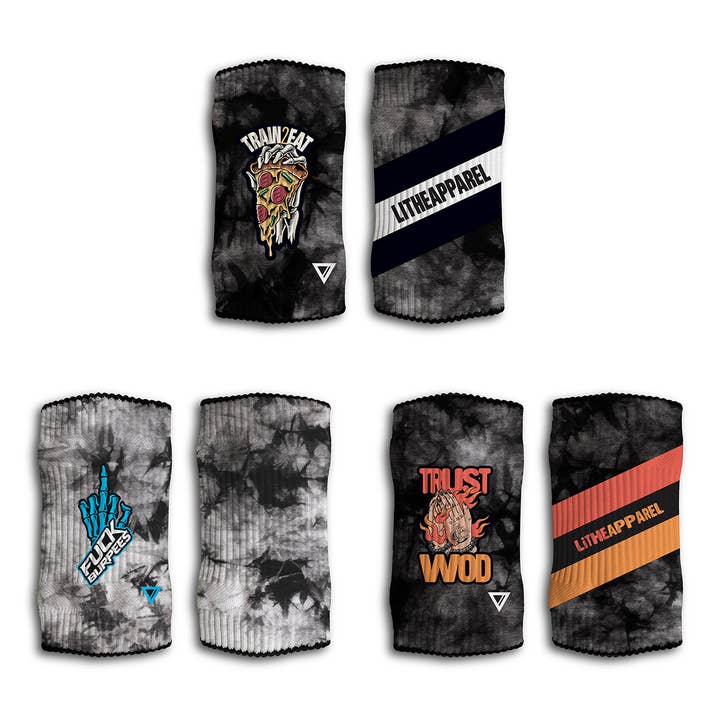 PAKKE 3 SORT TIE DYE | ARMBÅND for engroshandel hos LITHE APPAREL