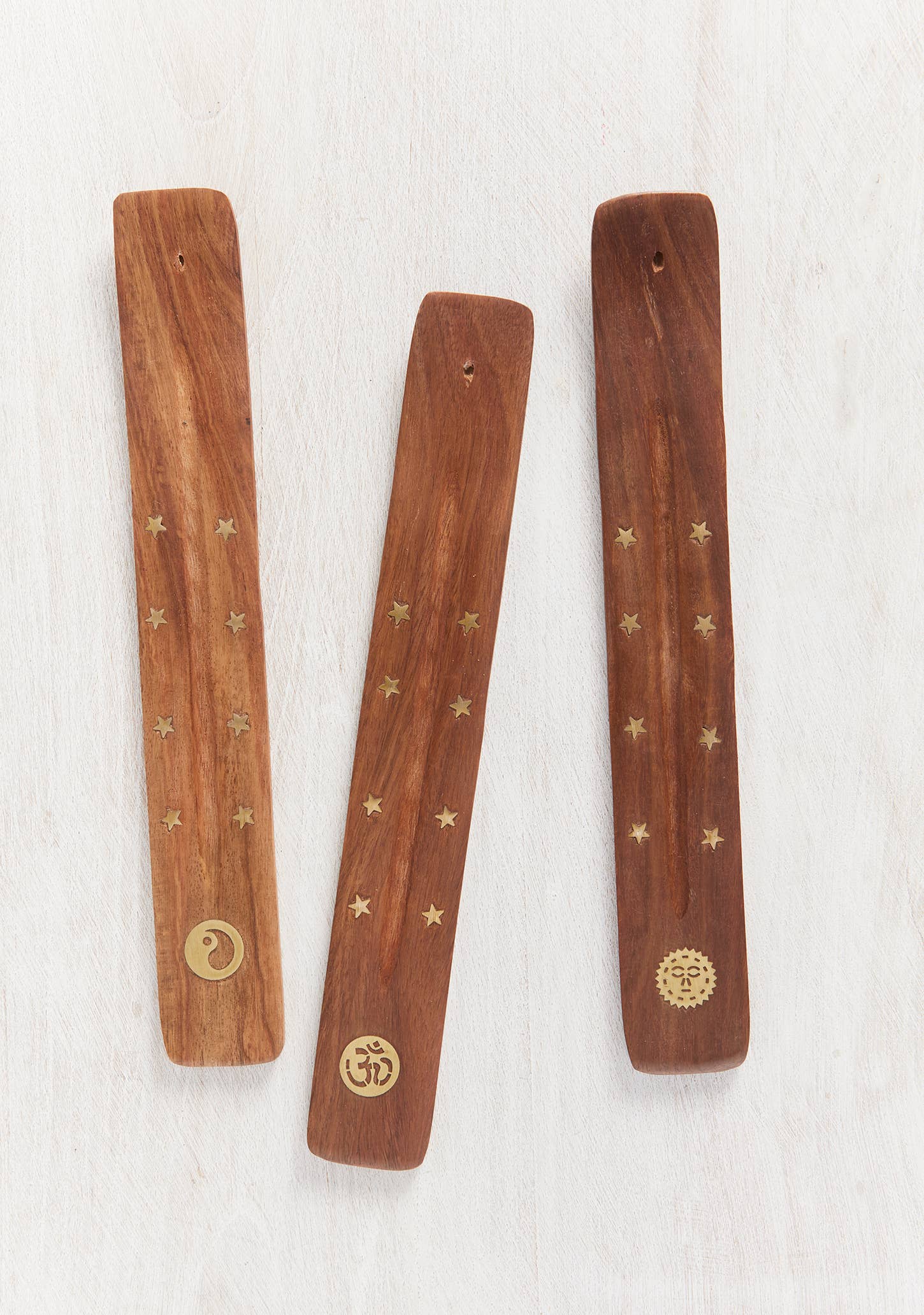 Namaste - Wholesale Incense holder - Incense Holder, Natural, Brass Motif2