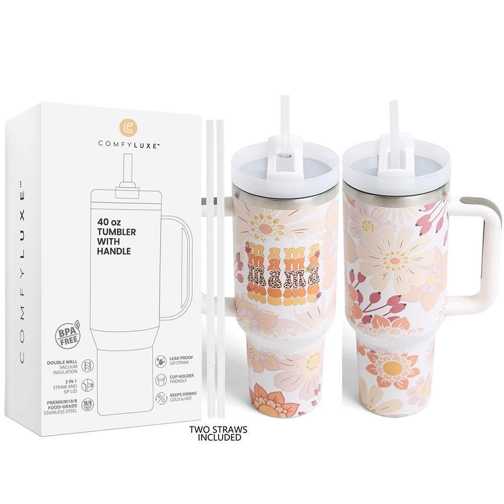 Pink Irene Wholesale - Wholesale Insulated Mug/Tumbler - 40 oz TUMBLER W/HANDLE DOUBLE WALL STAINLESS STEEL8