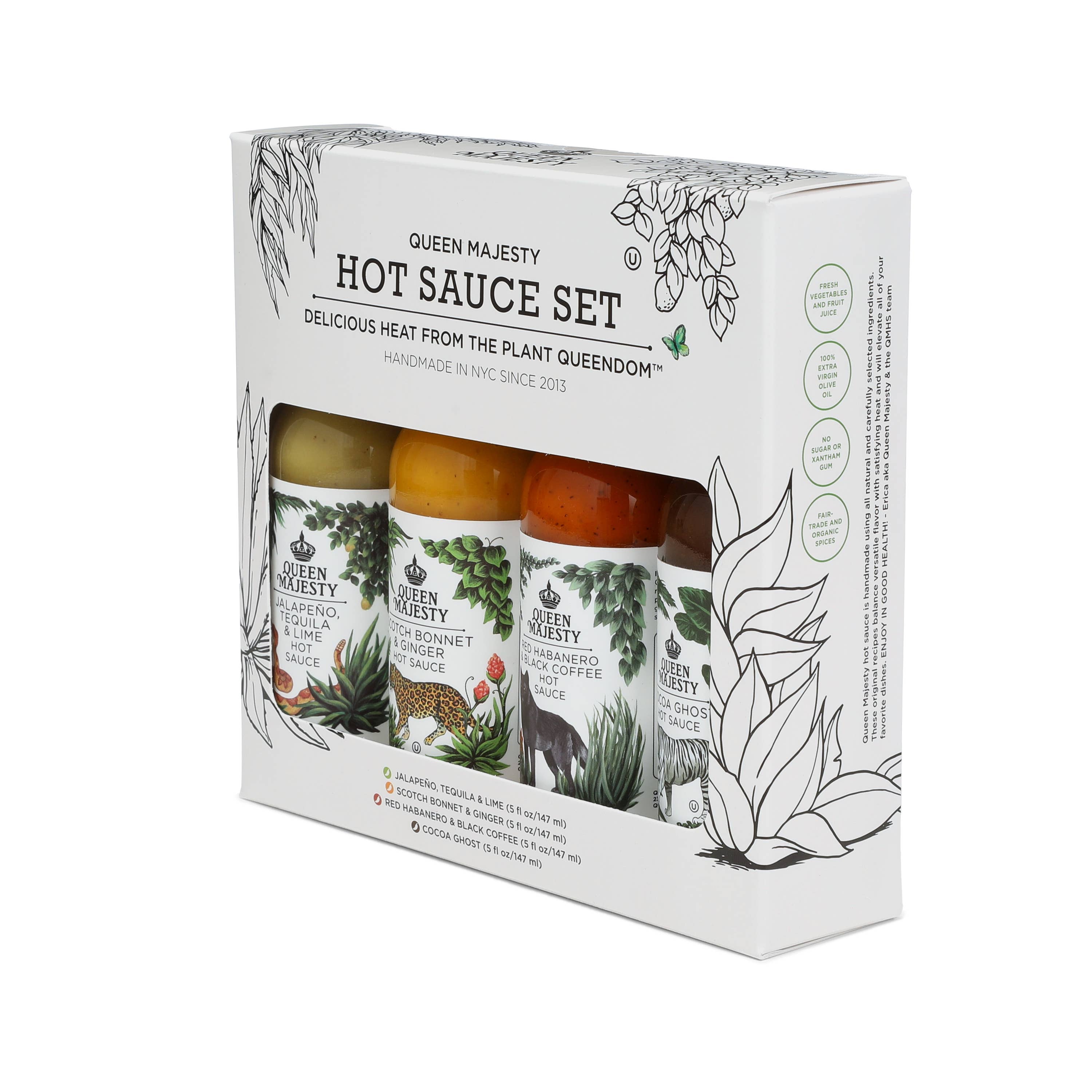 Queen Majesty Hot Sauce - Wholesale Hot Sauce - 5oz Hot Sauce Set1