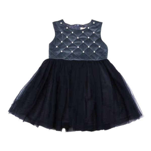 A70 12342 Pearl Accents Quilted Dress (2 Colors) for wholesale by Doe a Dear