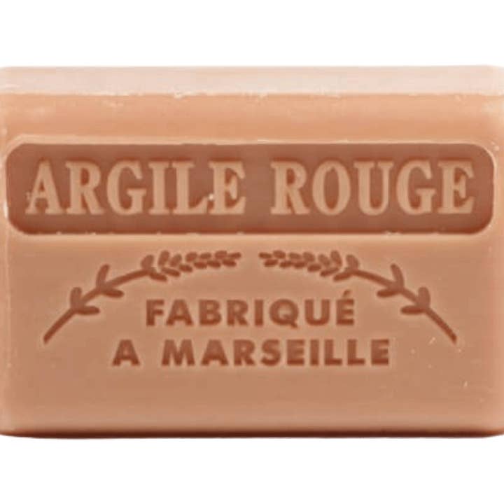 French Soap Wholesale – sabonete sólido por atacado – Sabonete francês a granel de argila vermelha 125 g1