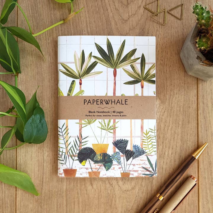 Palm House A6 Notebook for wholesale by Paperwhale Cards & Paper Goods