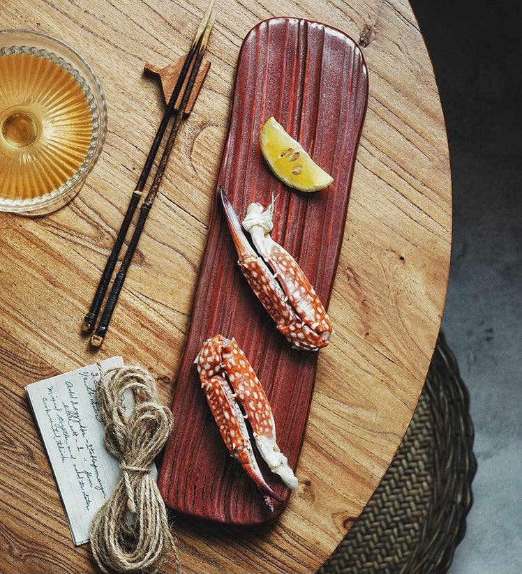 Gohobi （We cover U.S. import duties） – wholesale Dinner plate – Gohobi Hand-Painted Rectangular Sushi Plate10