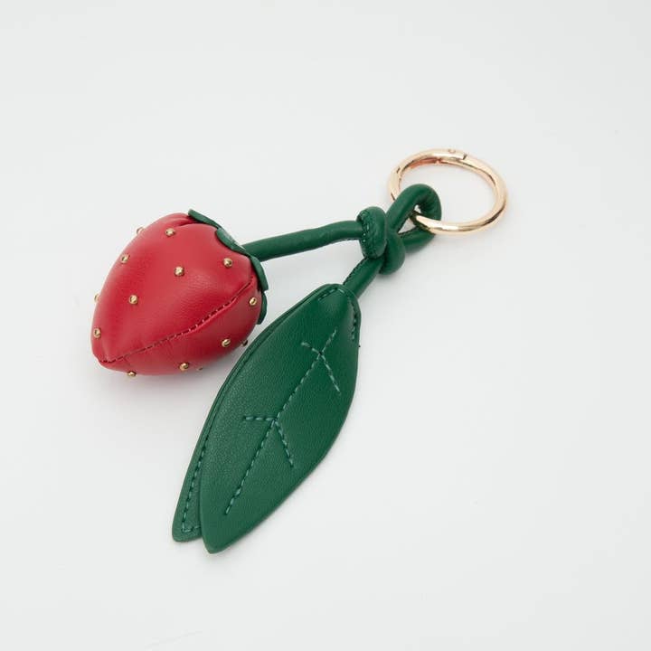MiMi Wholesale - Wholesale Keychain - Women's - TG10810 Strawberry Keychain/Bag Charm