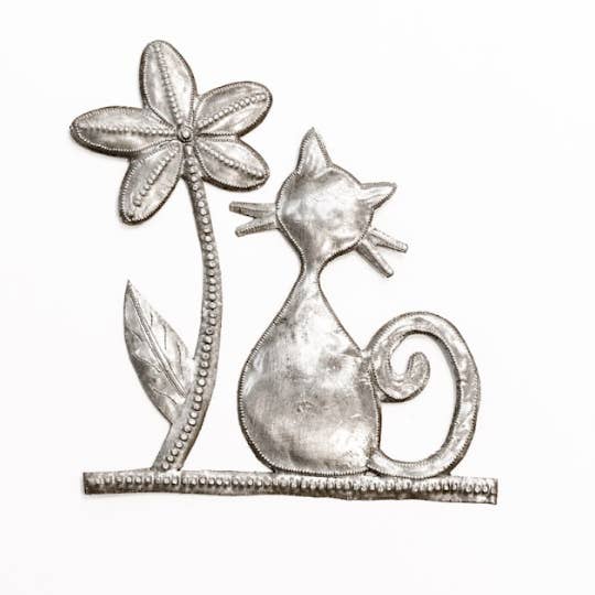 Cat & the Flower for wholesale by Beyond Borders
