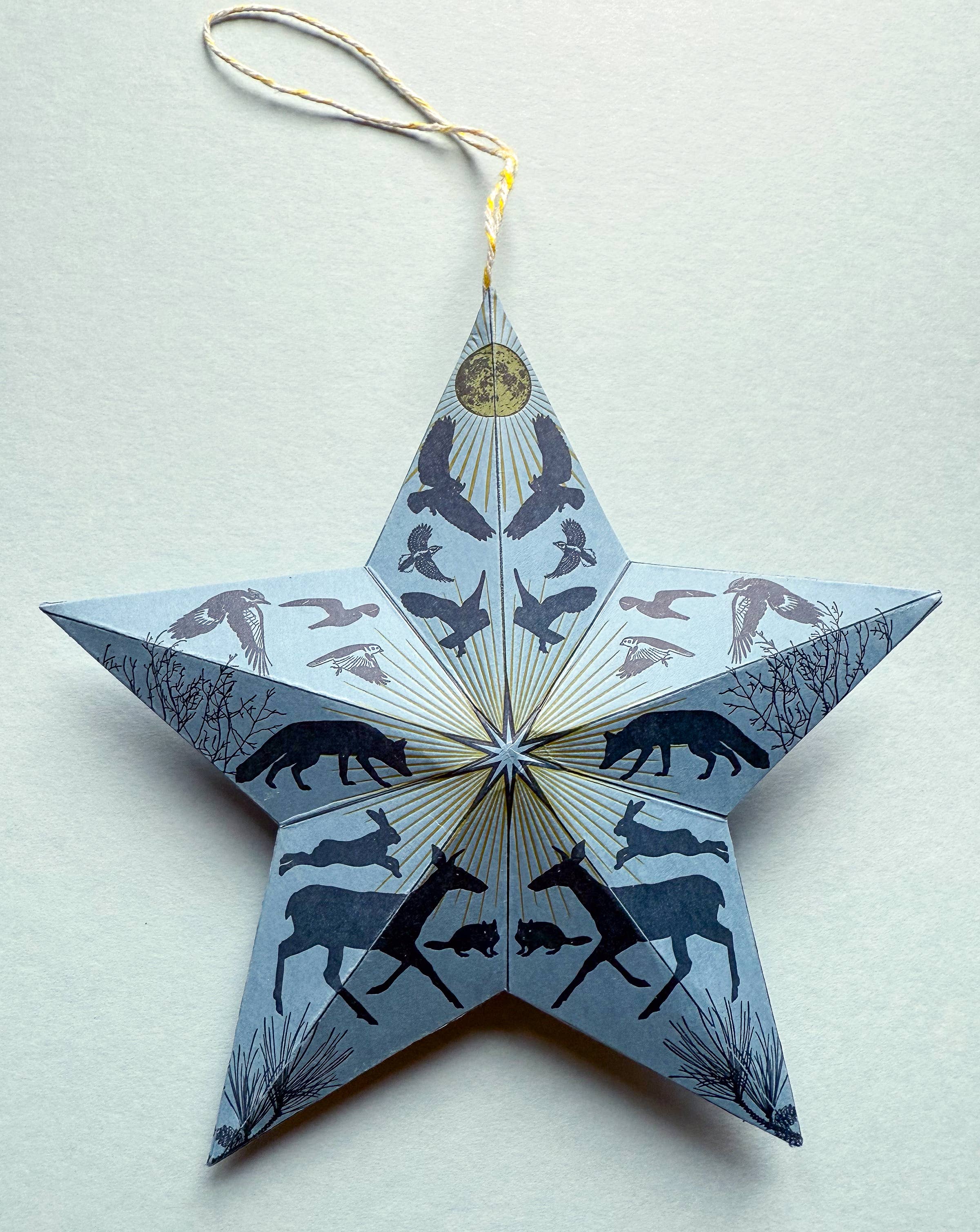 Blackbird Letterpress - Wholesale DIY Craft Kit - Holiday Solstice star DIY ornament kit6
