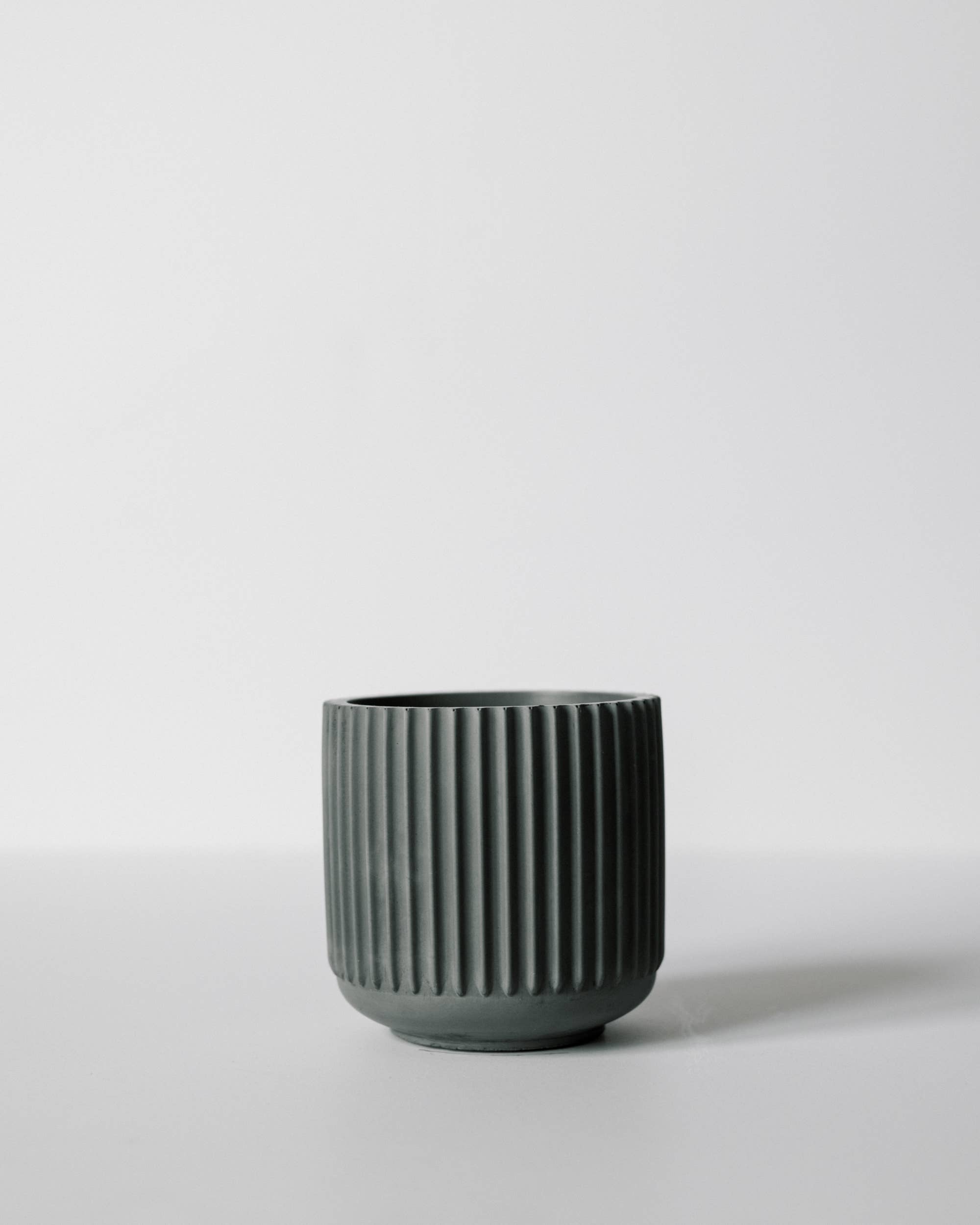 Concrete Days - Wholesale Vase - Short Ridged Vase2