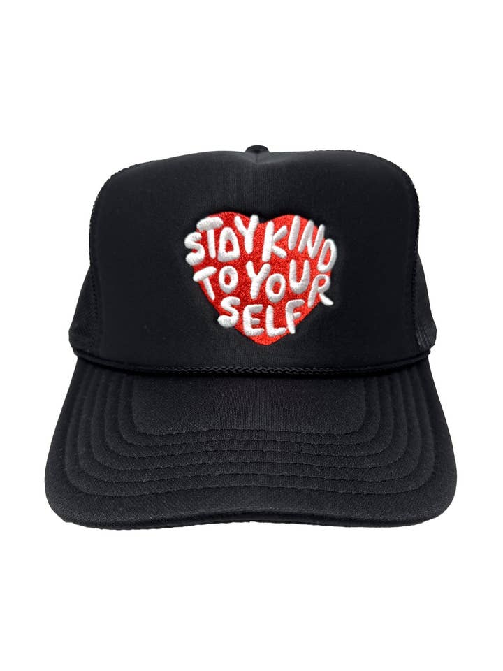 Self Love Trucker Hat - Black for wholesale by STAY®