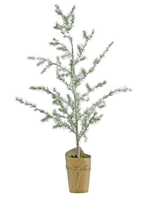 Mini Spruce Pine Tree in Pot, 41.30", Green for wholesale by Select Artificials, Inc.
