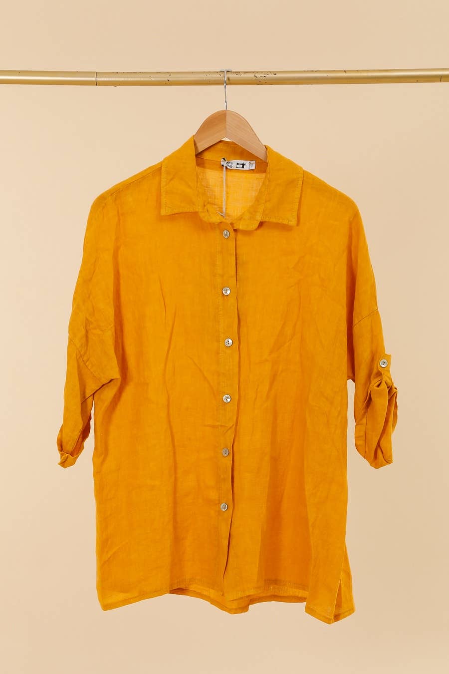 la maison des fibres naturelles - Wholesale Button Down Shirt - Women's - 620090u 100% linen shirt made in Italy19