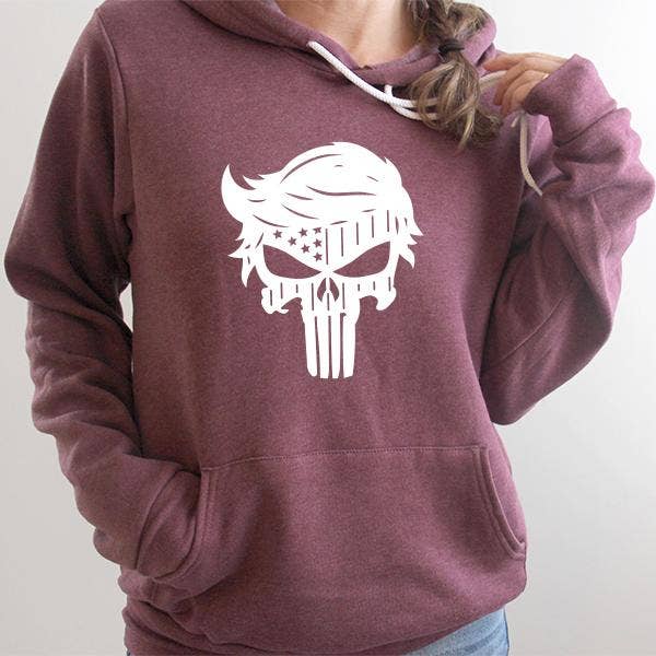 Berkley Rose Collection – wholesale Hoodie - Dam – Donald Trump Punisher - Huvtröja2