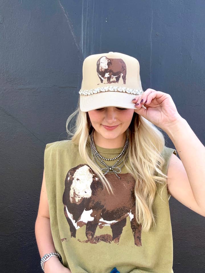 Bande de strass Hereford Trucker pour la vente par Hank & Scoot