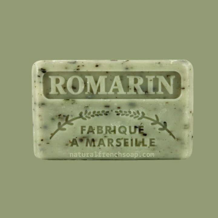 French Soap Wholesale - Vente Pains de savon - Savon français en gros au romarin 125g