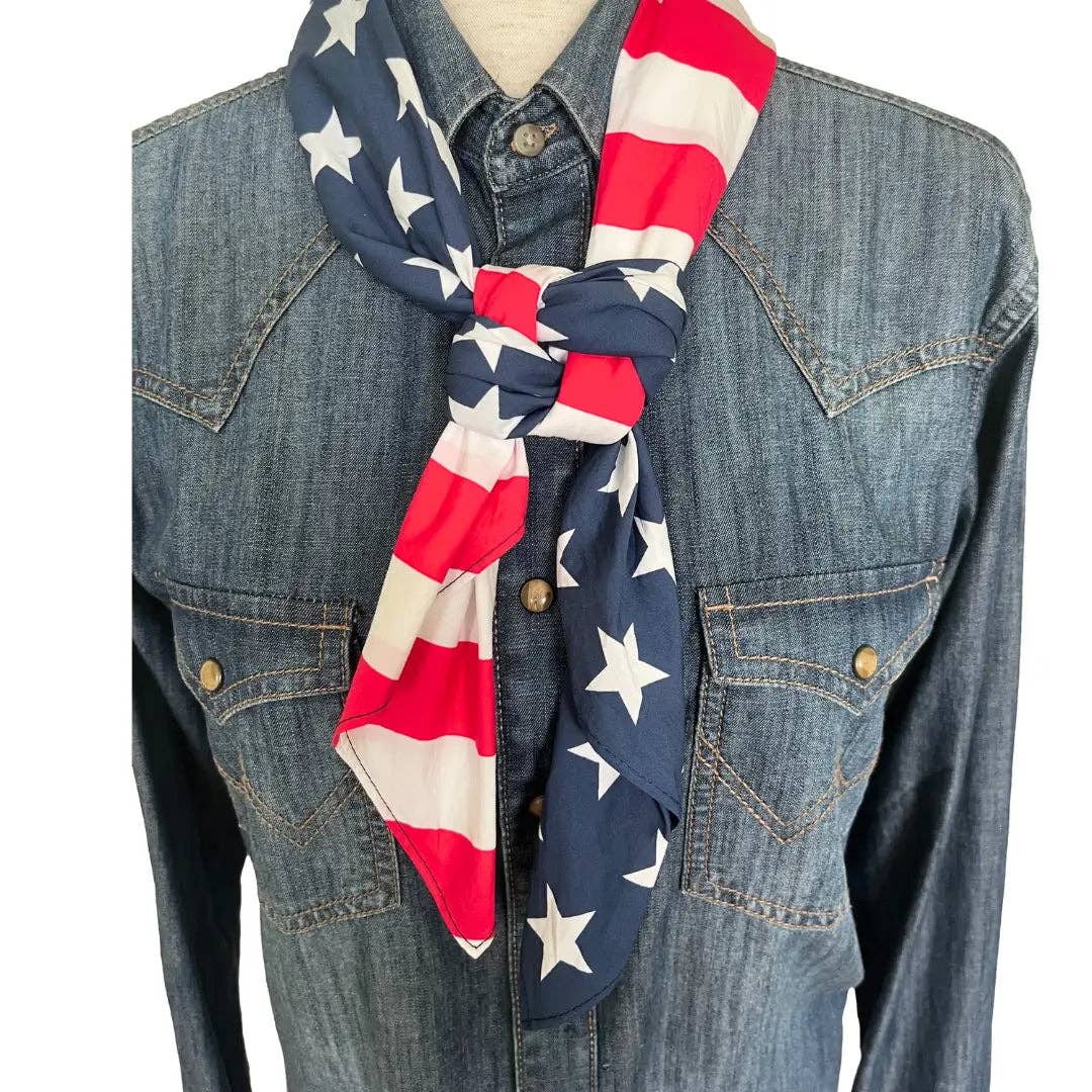 Cowtown Wild Rags - Wholesale Bandana - Unisex - Cowboy Bandana 36" (Freedom) 100% Cotton7