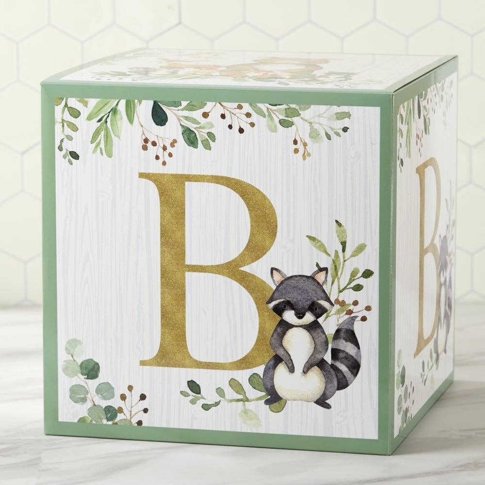 Kate Aspen - Wholesale Decorative Tabletop Object - Woodland Baby Block Box (Set of 4)4