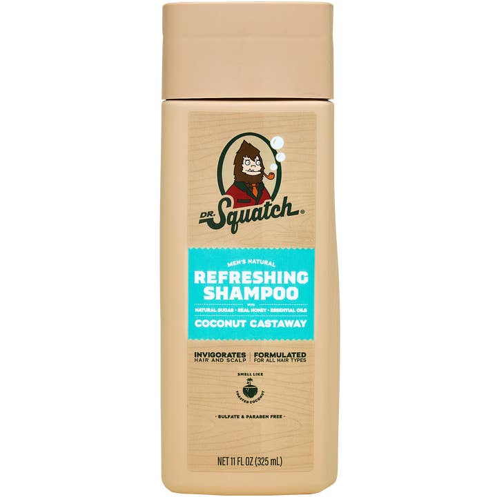 Coconut Castaway 11oz Shampoo - 6 units for wholesale by Dr. Squatch